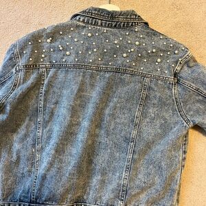 Pearl denim jacket!